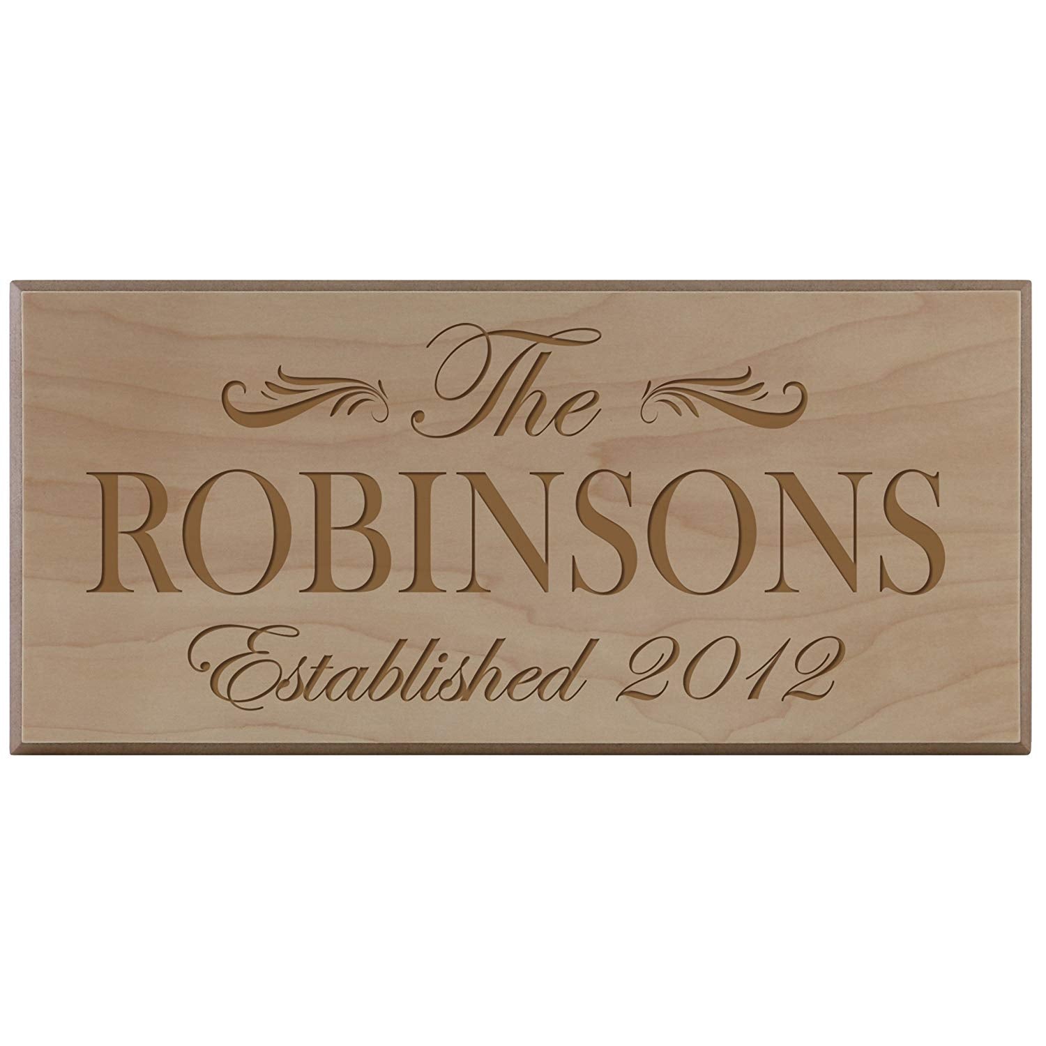 Personalized Home Wall Sign - Family Name - LifeSong Milestones