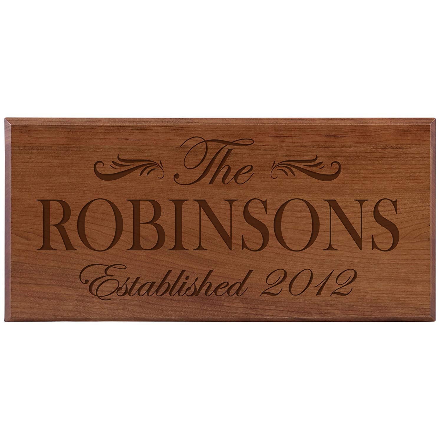 Personalized Home Wall Sign - Family Name - LifeSong Milestones