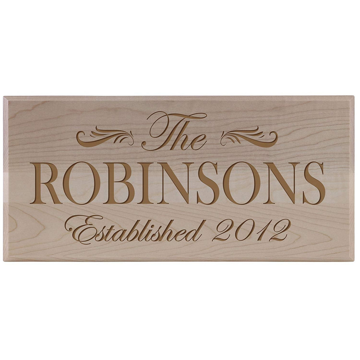 Personalized Home Wall Sign - Family Name - LifeSong Milestones