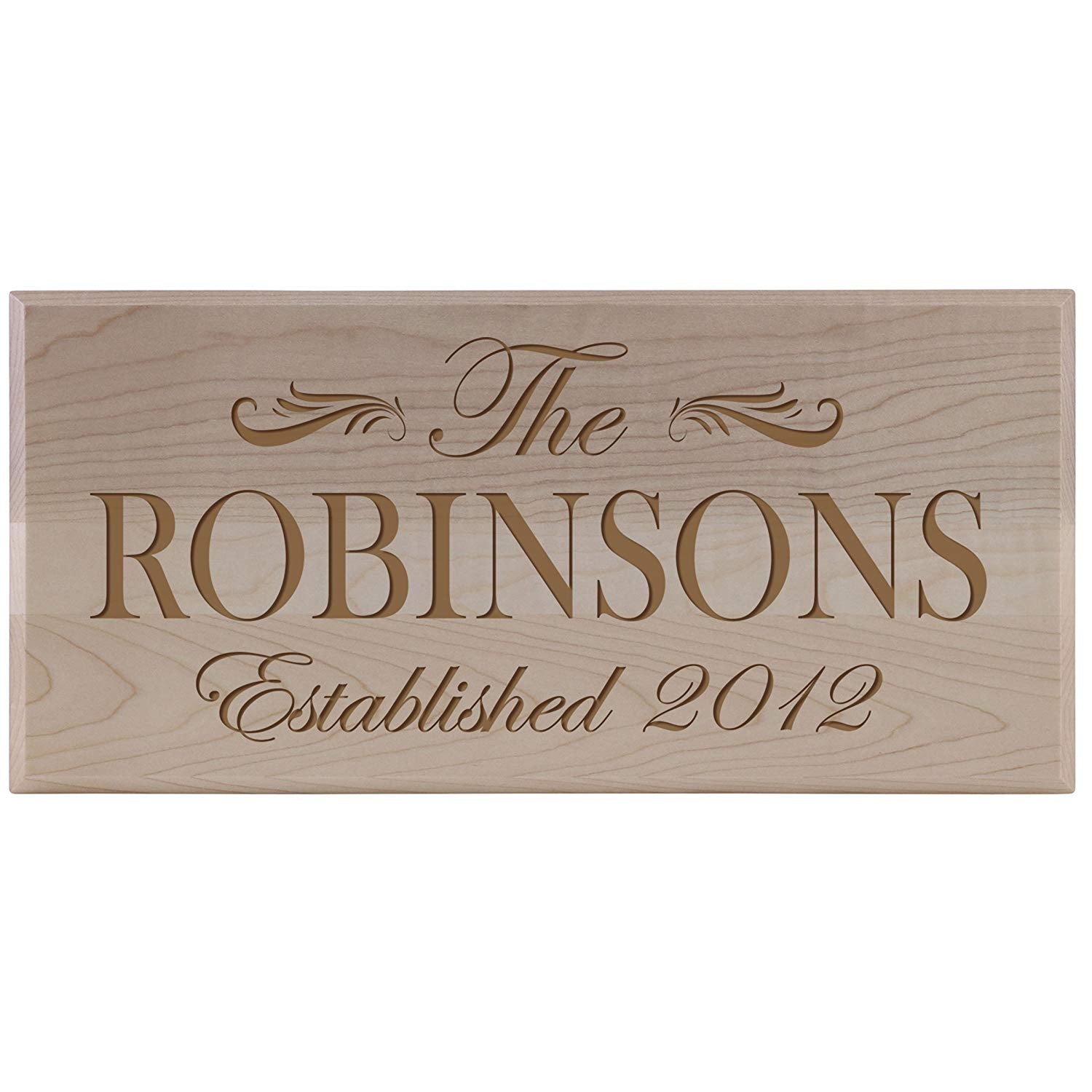 Personalized Home Wall Sign - Family Name - LifeSong Milestones