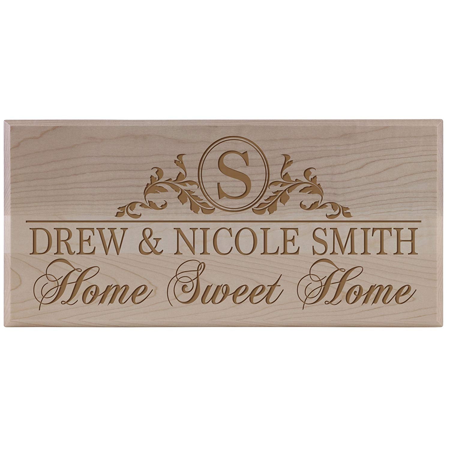 Personalized Home Wall Sign - Home Sweet Home - LifeSong Milestones
