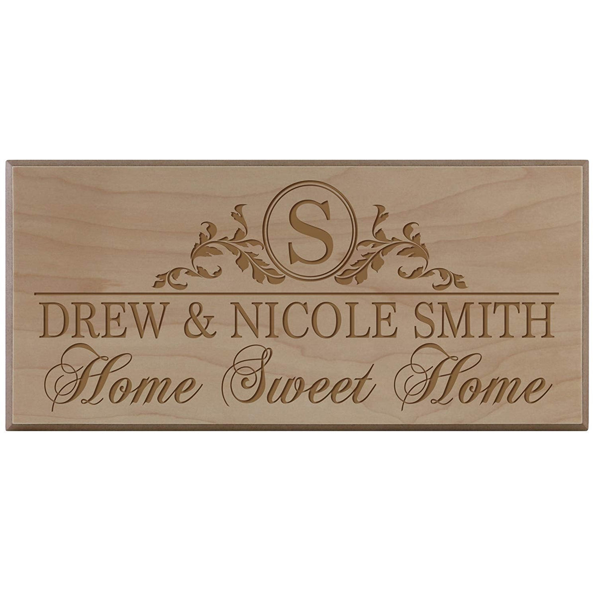 Personalized Home Wall Sign - Home Sweet Home - LifeSong Milestones