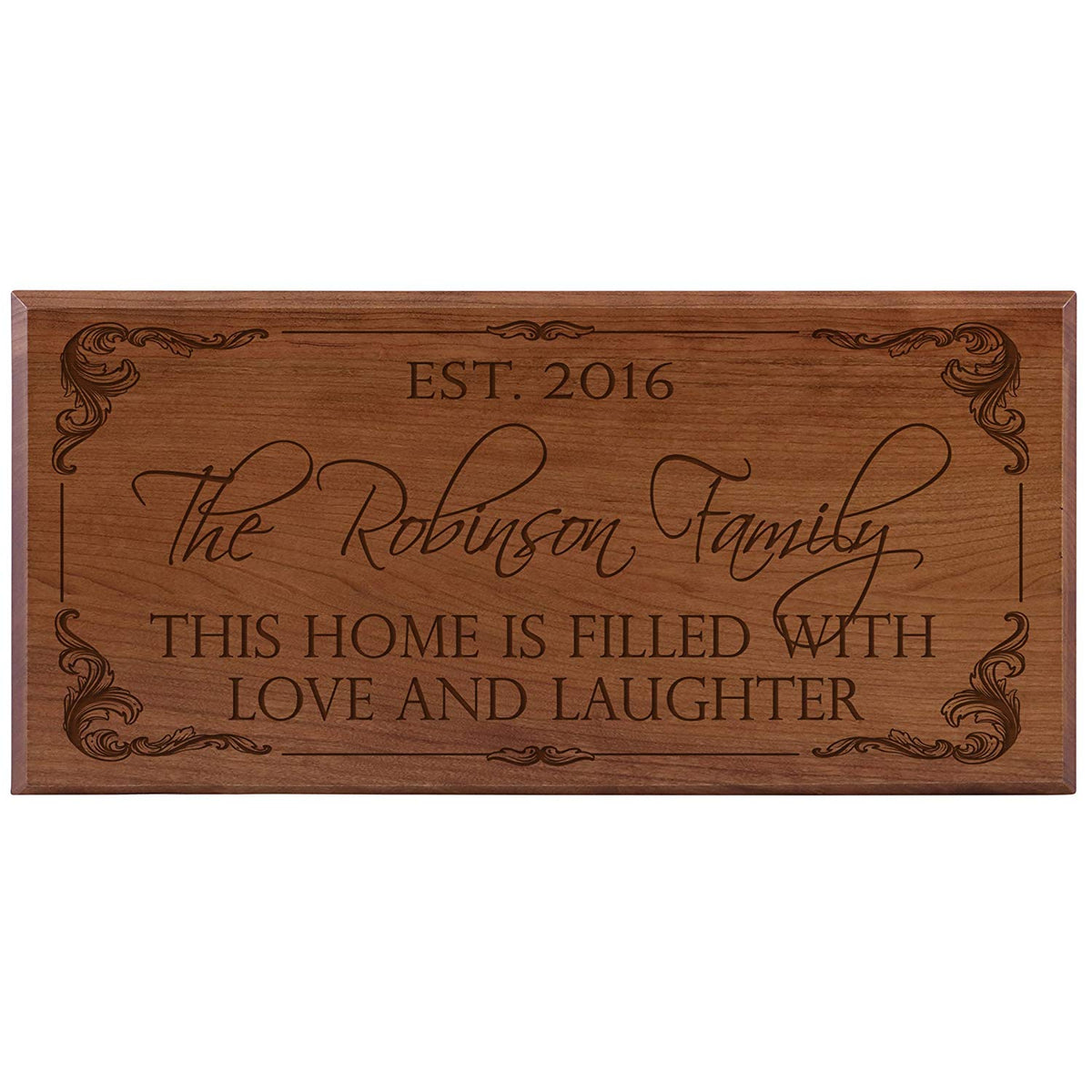 Personalized Home Wall Sign - This Home Is Filled - LifeSong Milestones