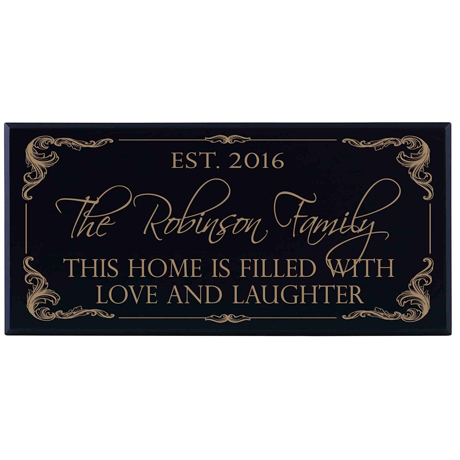 Personalized Home Wall Sign - This Home Is Filled - LifeSong Milestones