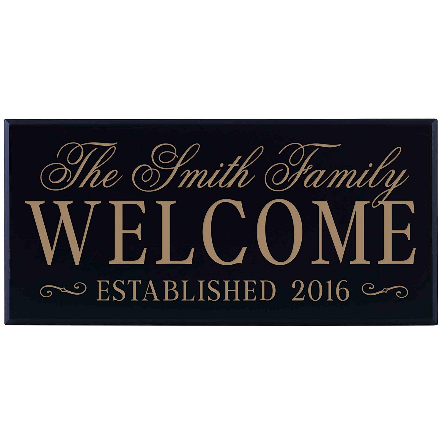 Personalized Home Wall Sign - Welcome - LifeSong Milestones