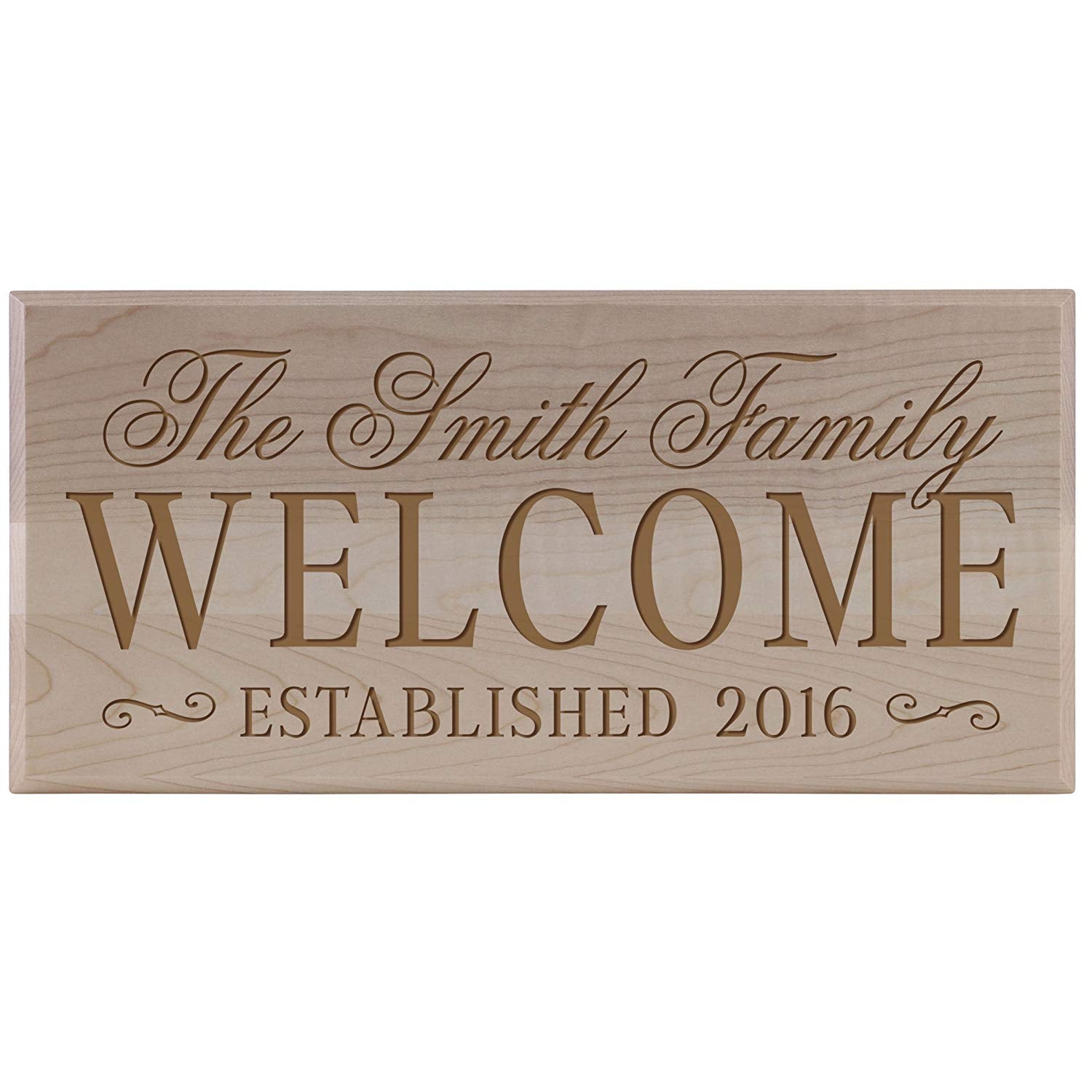 Personalized Home Wall Sign - Welcome - LifeSong Milestones