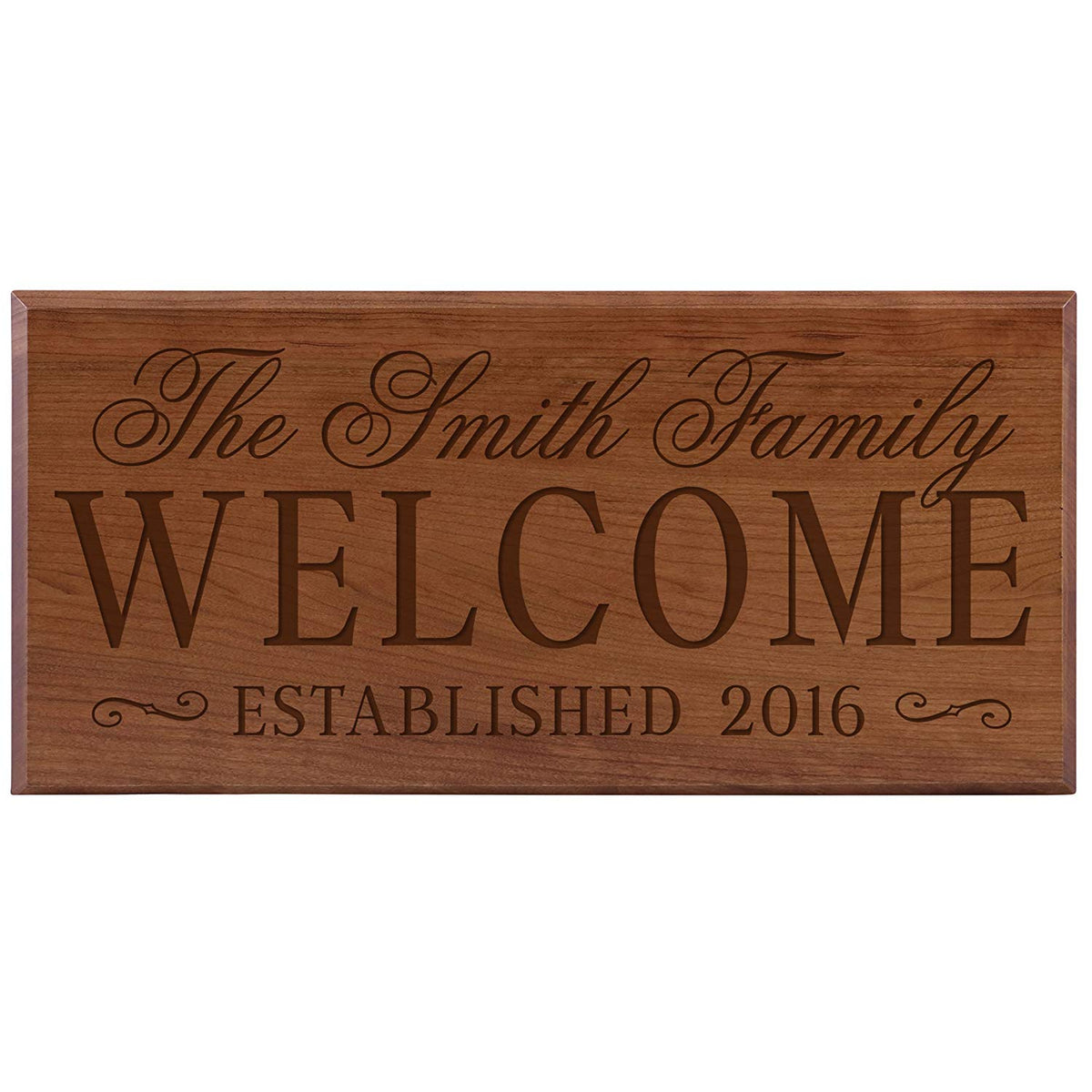 Personalized Home Wall Sign - Welcome - LifeSong Milestones