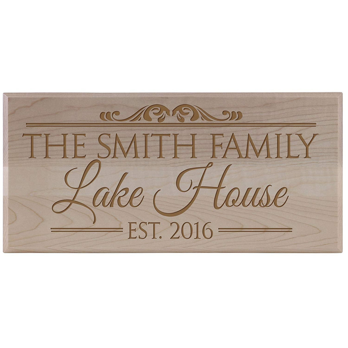 Personalized Home Wall Sign - Welcome To Our Lake House - LifeSong Milestones