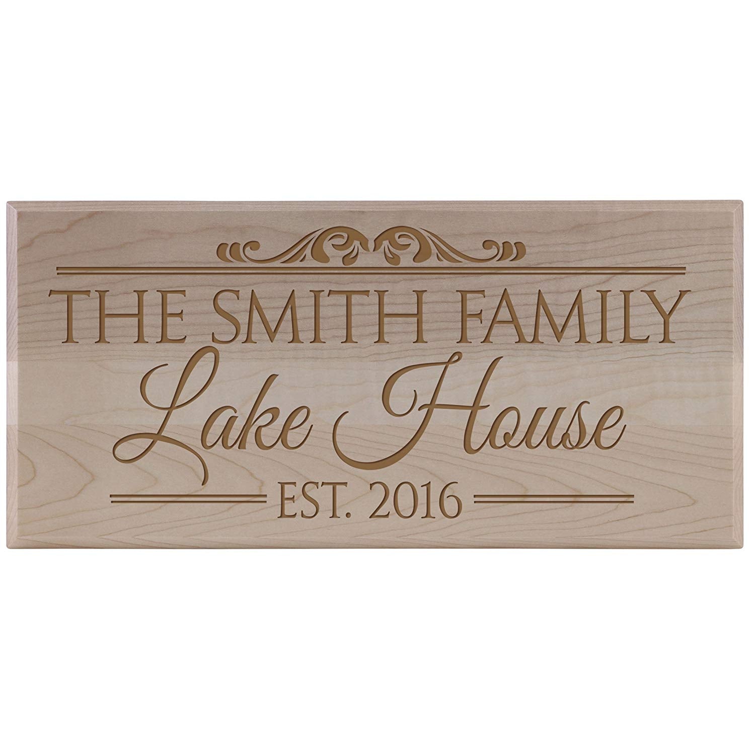 Personalized Home Wall Sign - Welcome To Our Lake House - LifeSong Milestones