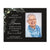 Personalized Horizontal 8x10 Wooden Memorial Picture Frame Holds 4x6 Photo - Because Someone We Love (Black) - LifeSong Milestones