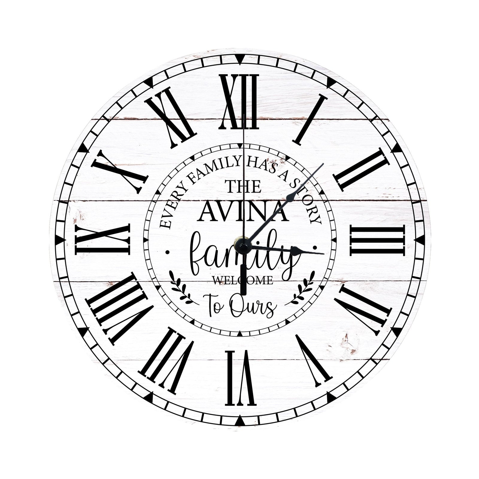 Personalized Inspirational Everyday Home and Family Wall Clock 12 x 12 x 0.125-(Every Family Has) - LifeSong Milestones