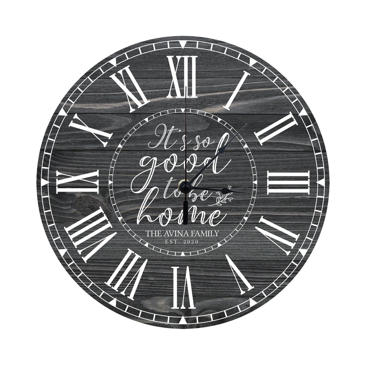 Personalized Inspirational Everyday Home and Family Wall Clock 12 x 12 x 0.125-(It’s so good) - LifeSong Milestones