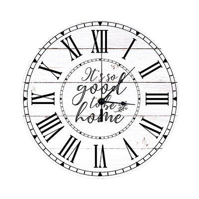 Personalized Inspirational Everyday Home and Family Wall Clock 12 x 12 x 0.125-(It’s so good) - LifeSong Milestones