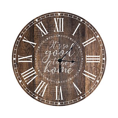 Personalized Inspirational Everyday Home and Family Wall Clock 12 x 12 x 0.125-(It’s so good) - LifeSong Milestones