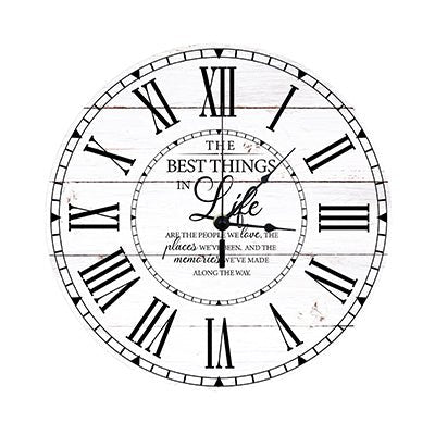 Personalized Inspirational Everyday Home and Family Wall Clock 12 x 12 x 0.125-(The Best Thing) - LifeSong Milestones