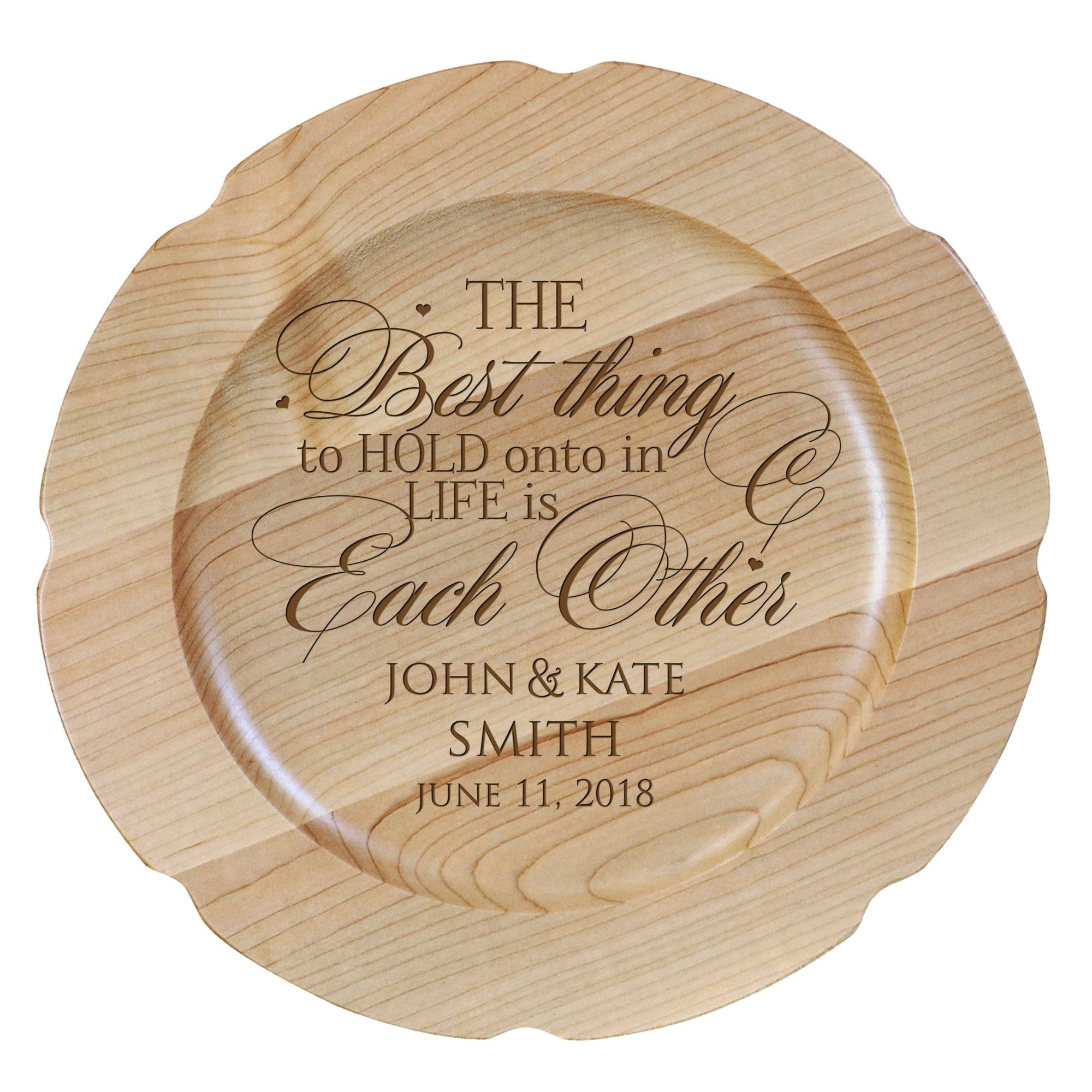 Personalized Inspirational Plates With Quotes - Best Thing - LifeSong Milestones