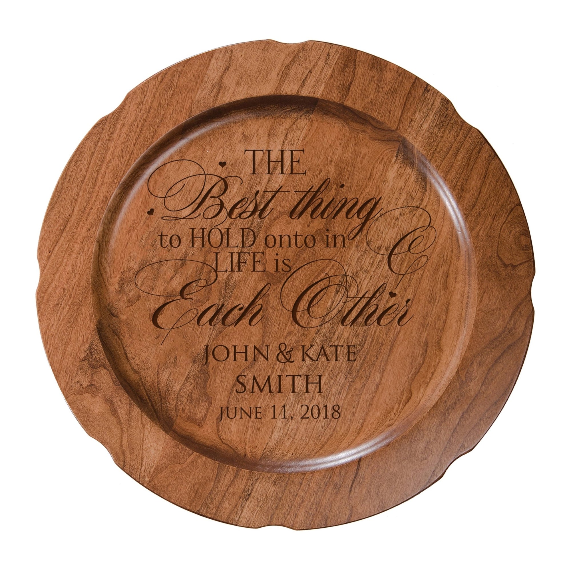 Personalized Inspirational Plates With Quotes - Best Thing - LifeSong Milestones