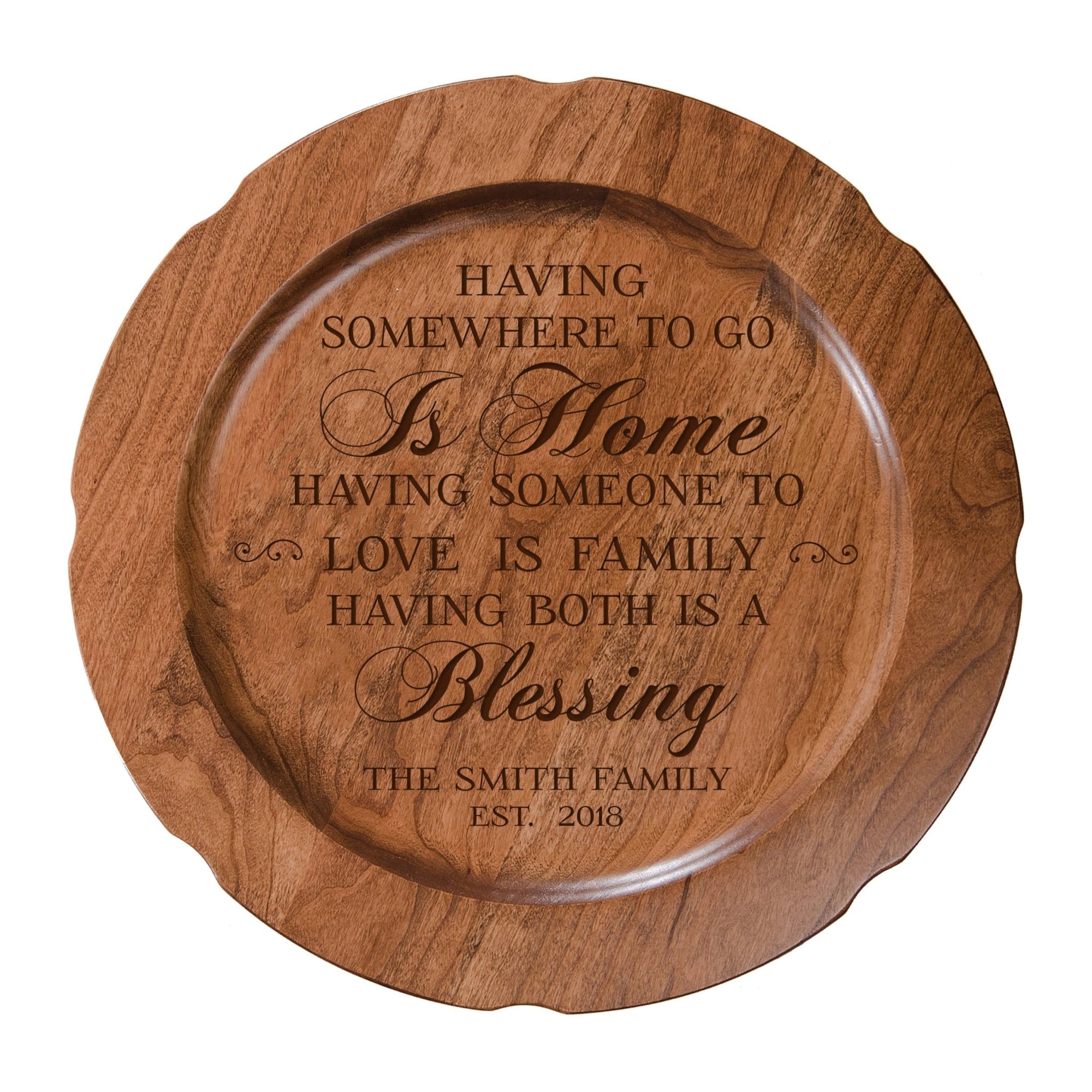 Personalized Inspirational Plates With Quotes - Blessing - LifeSong Milestones