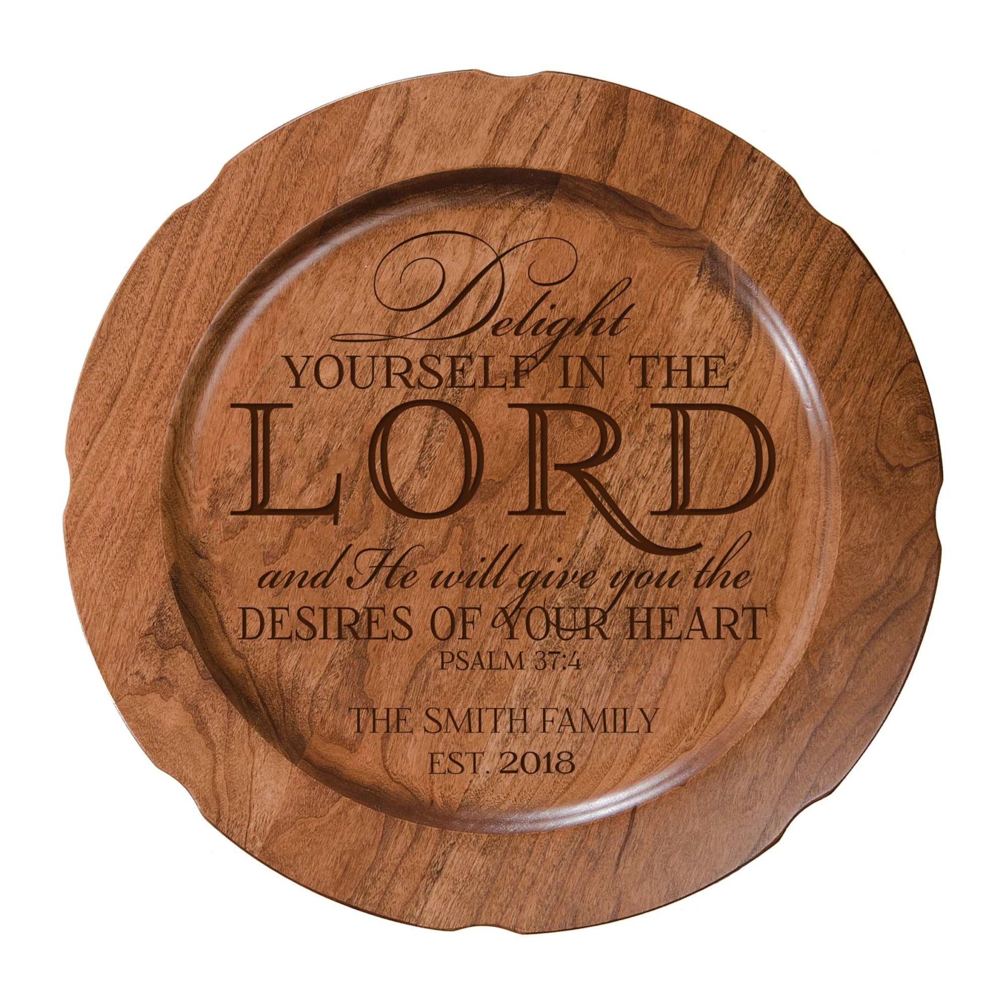 Personalized Inspirational Plates With Quotes - Delight Yourself - LifeSong Milestones