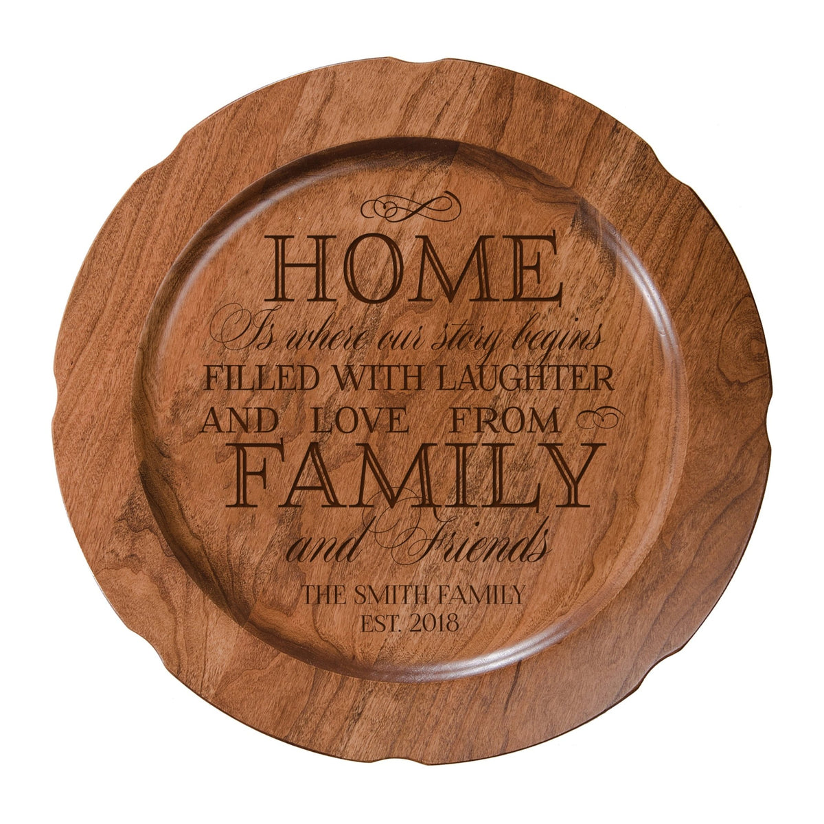 Personalized Inspirational Plates With Quotes - Family and Friends - LifeSong Milestones