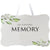 Personalized Inspiring Memorial Scalloped Ribbon Sign 8x12in - In loving memory - LifeSong Milestones