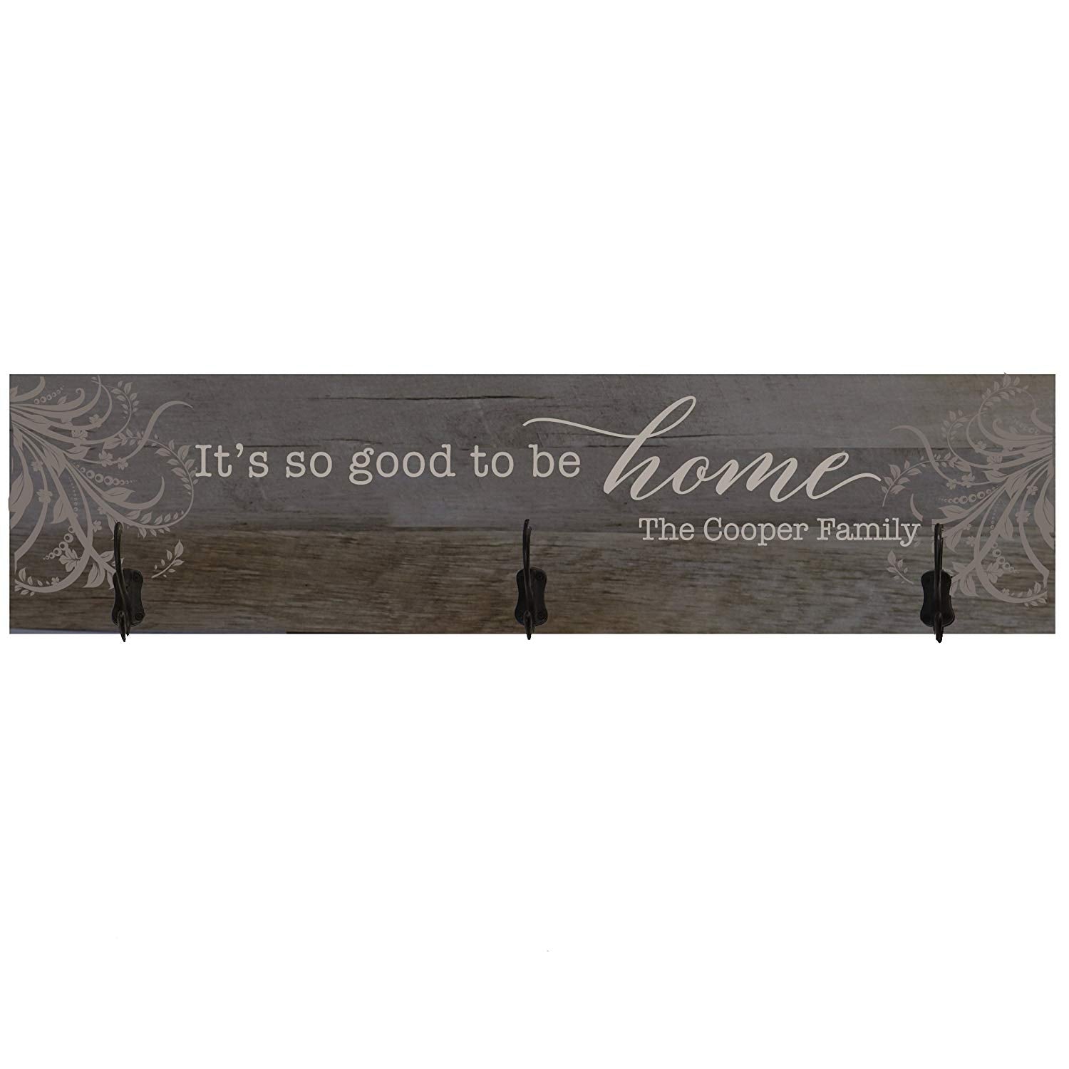 Personalized It's so Good to be Home Coat Rack Wall Sign - LifeSong Milestones