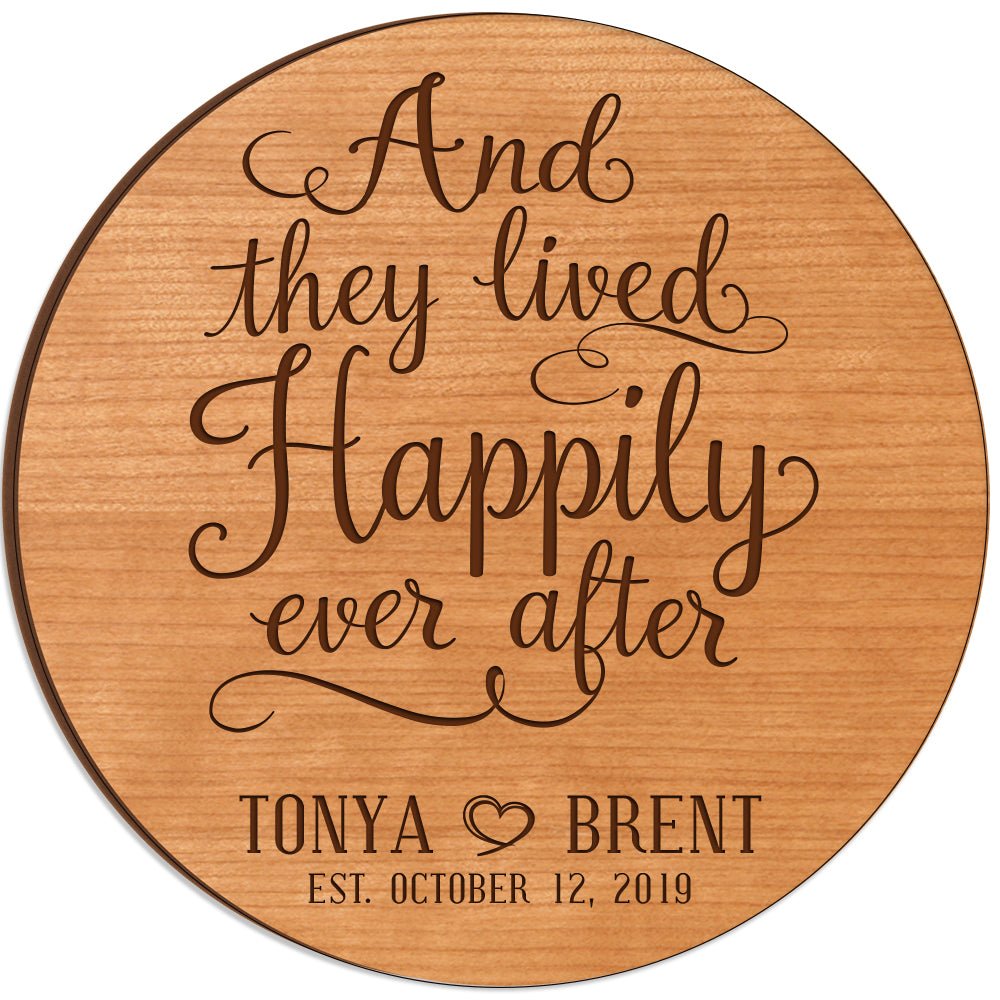 Personalized Lazy Susan - Building A Life Together - LifeSong Milestones