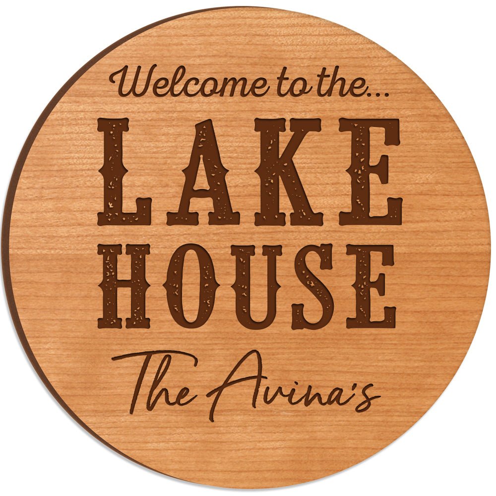 Personalized Lazy Susan Life Is Best At The Lake - LifeSong Milestones