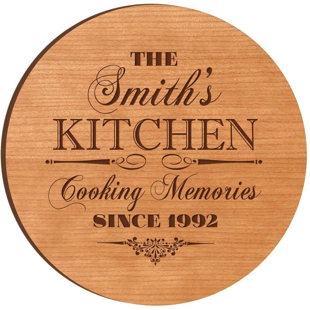 Personalized Lazy Susan Turntable server for Home - LifeSong Milestones