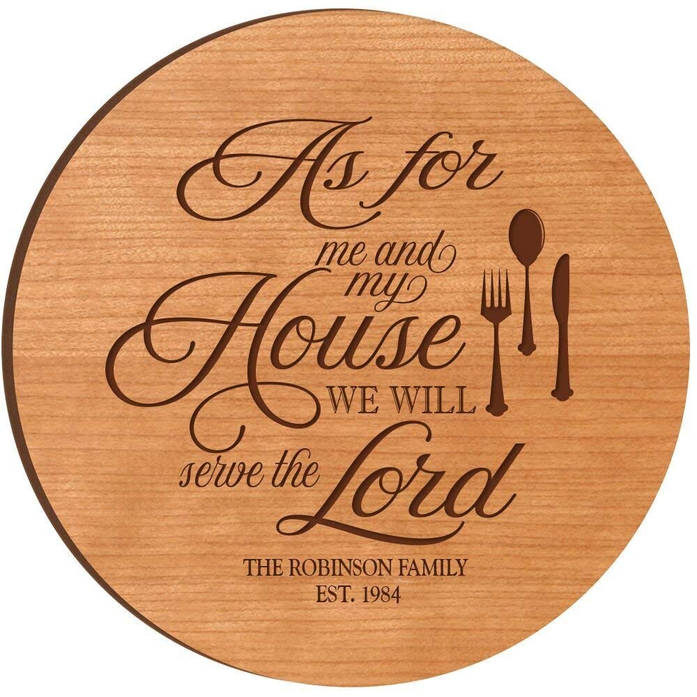 Personalized Lazy Susan Turntable server for Home - LifeSong Milestones