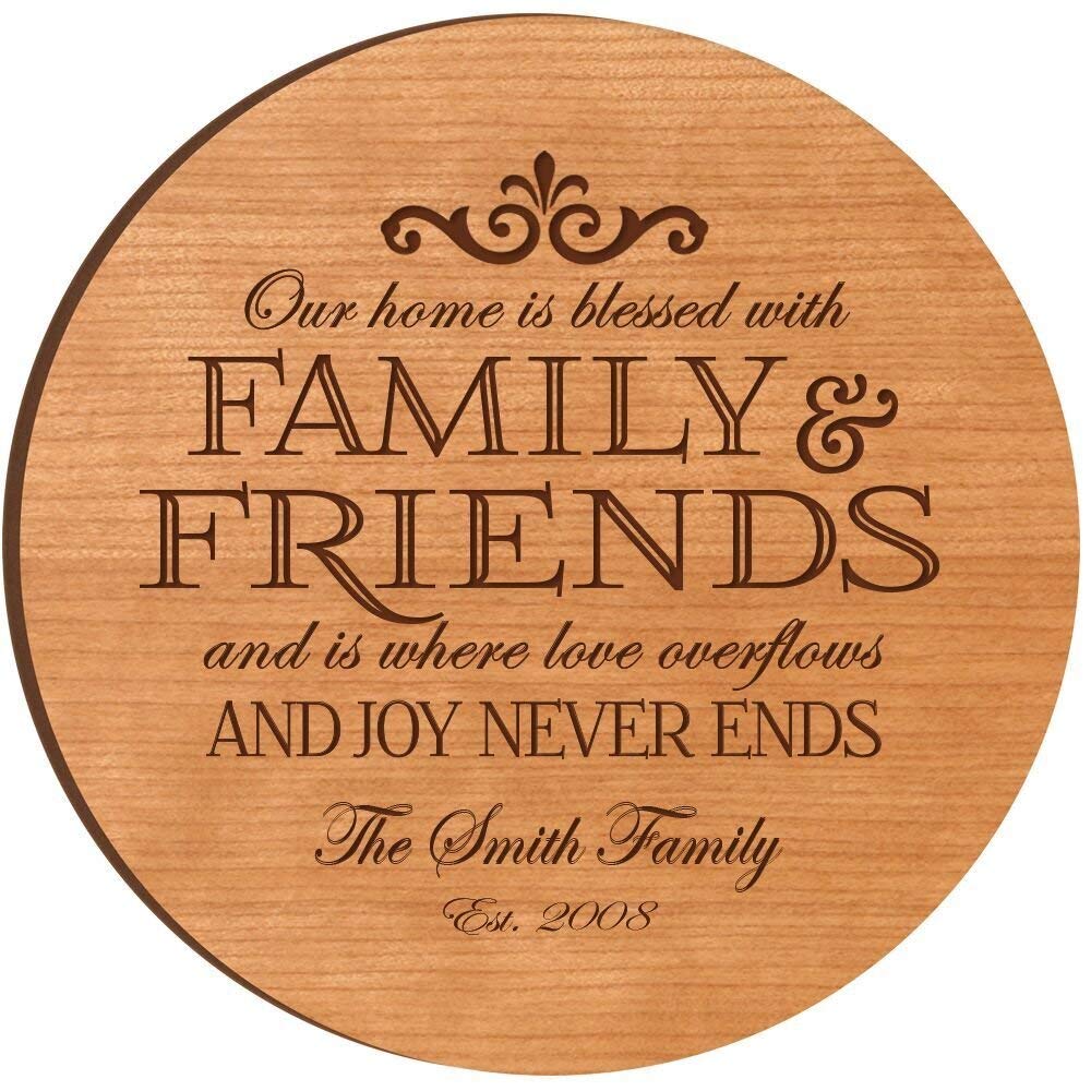 Personalized Lazy Susan Turntable server for Home - LifeSong Milestones