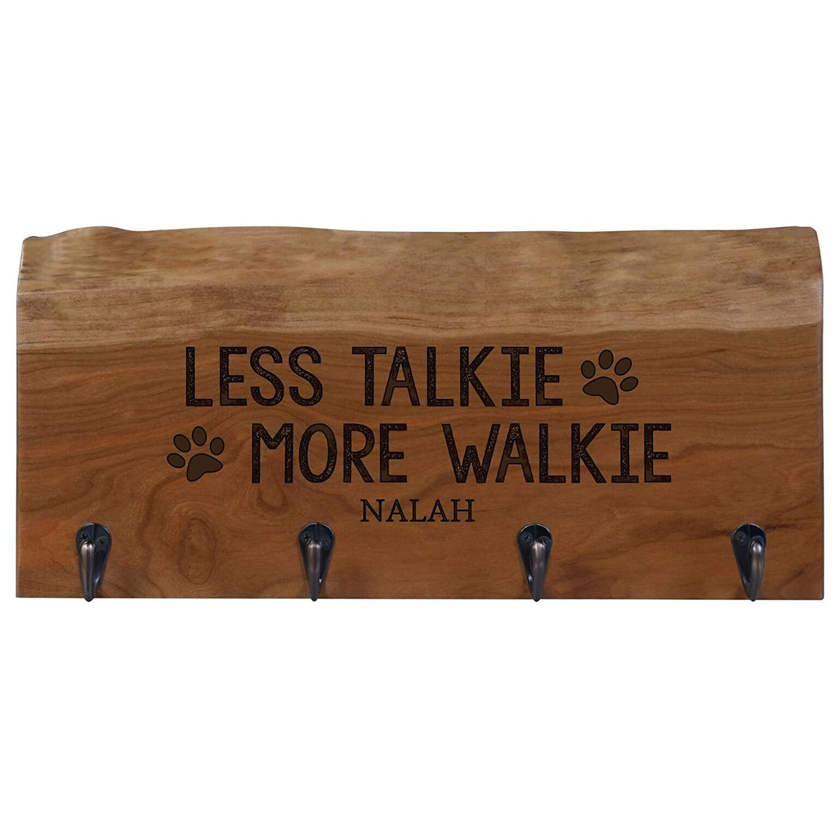 Personalized Live Edge Storage Racks - Cherry - LifeSong Milestones