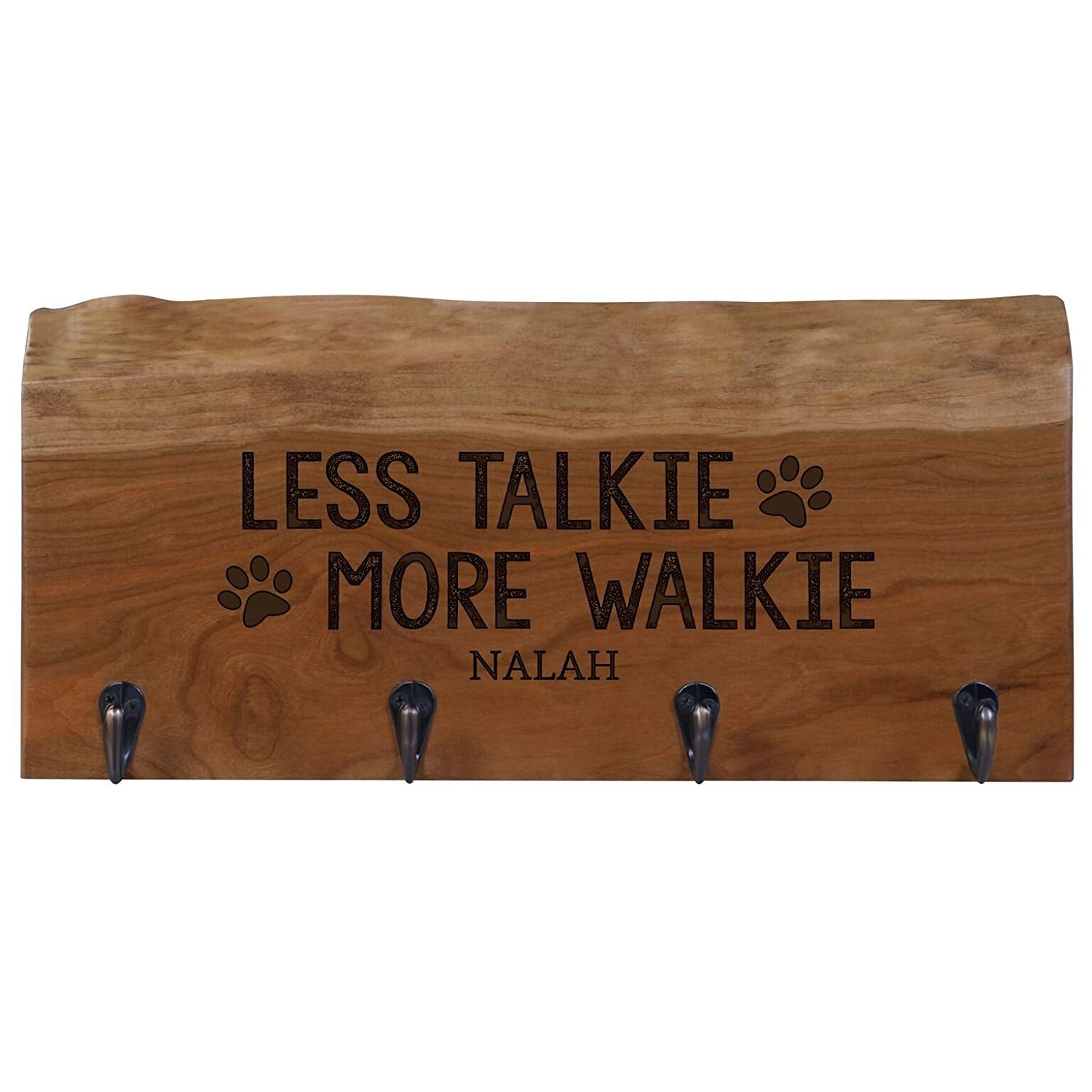 Personalized Live Edge Storage Racks - Cherry - LifeSong Milestones