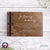 Personalized Medium Wooden Memorial Guestbook 12.375x8.5 - In Loving Memory (Walk) - LifeSong Milestones