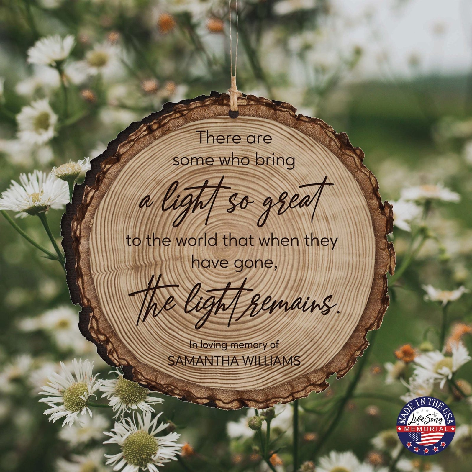 Personalized Memorial Barky Ornaments Bereavement Sympathy Keepsake For The Loss Of A Loved One - There Are Some Who Bring The Light - LifeSong Milestones