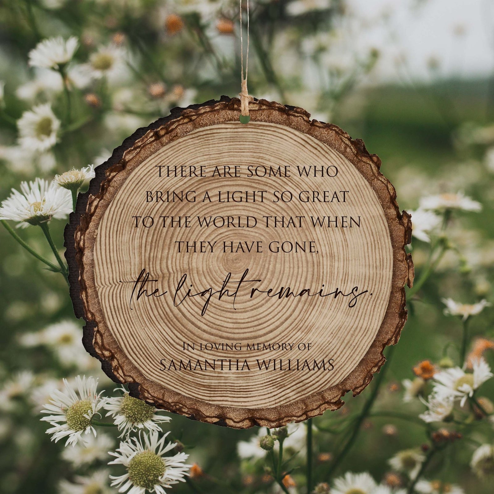 Personalized Memorial Barky Ornaments Bereavement Sympathy Keepsake For The Loss Of A Loved One - There Are Some Who Bring The Light - LifeSong Milestones