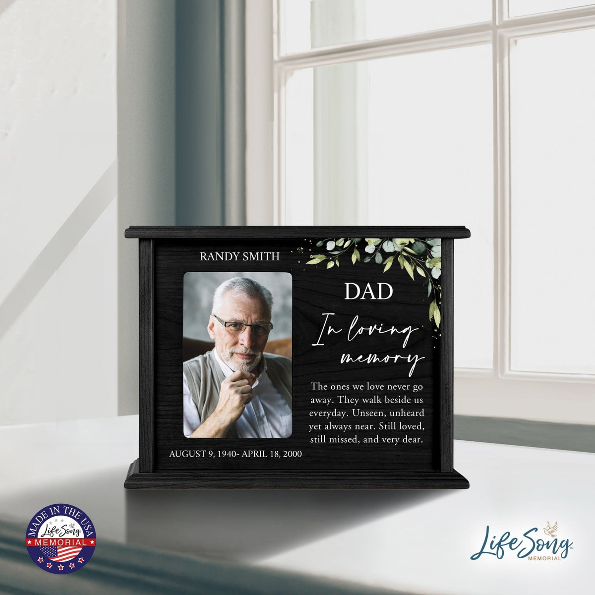 Personalized Wooden urns for human ashes