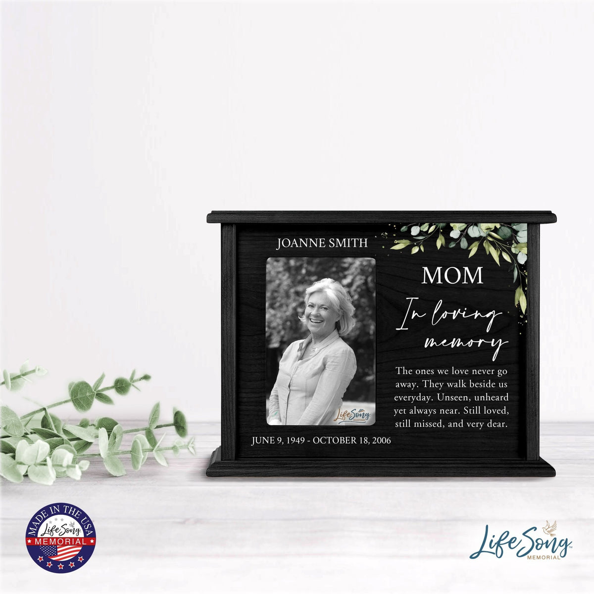 Engraved Funeral Cremation Urn for Human Ashes