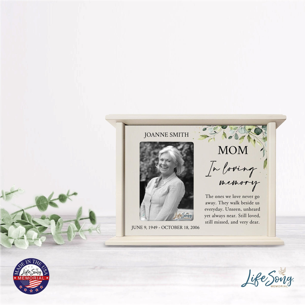 Engraved Funeral Cremation Urn for Human Ashes