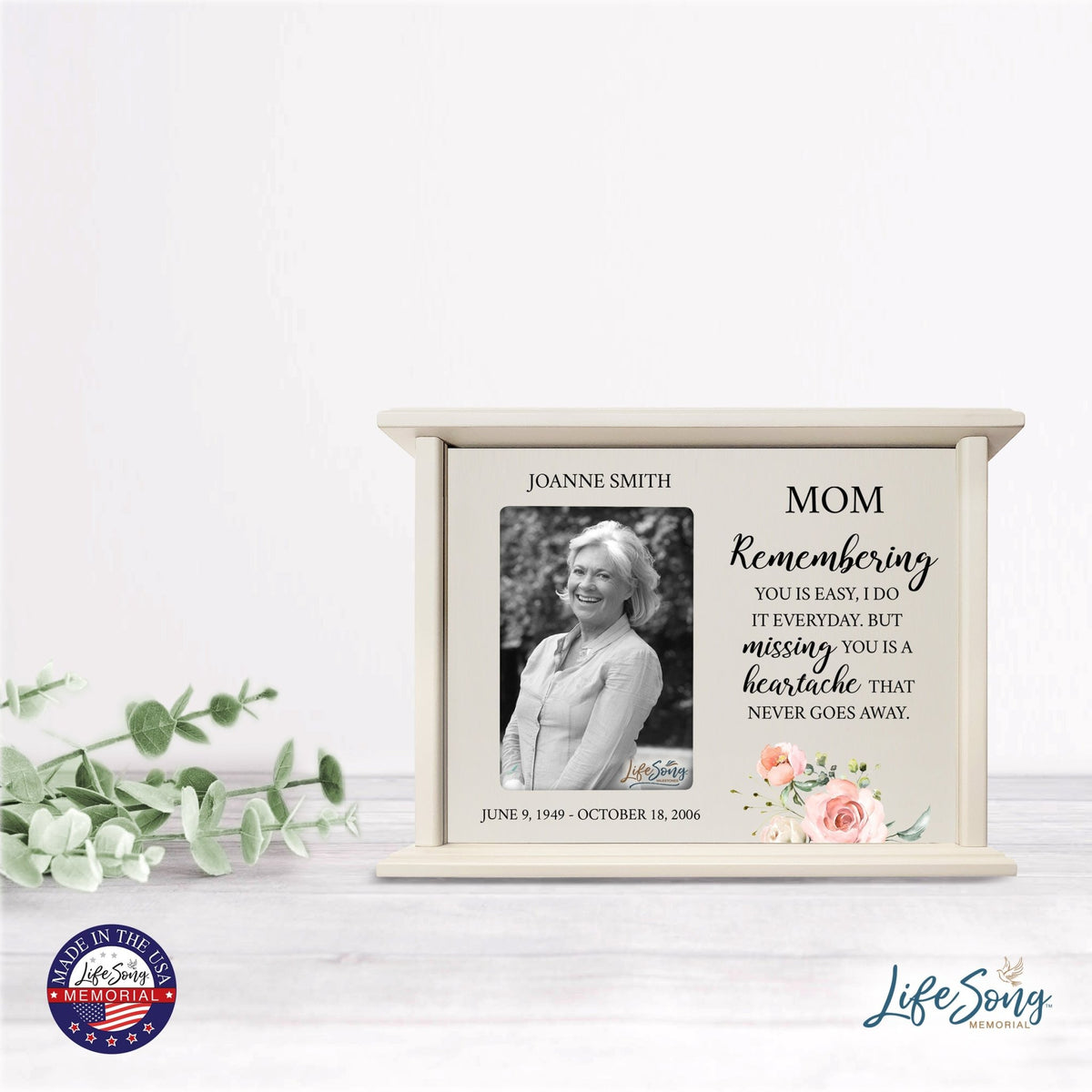 Personalized Wooden urns for human ashes
