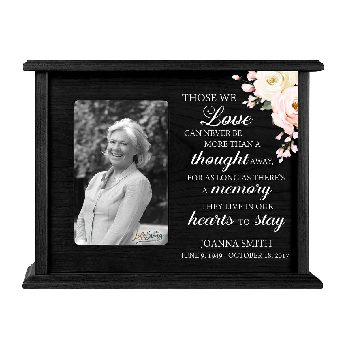 Engraved Funeral Cremation Urn for Human Ashes