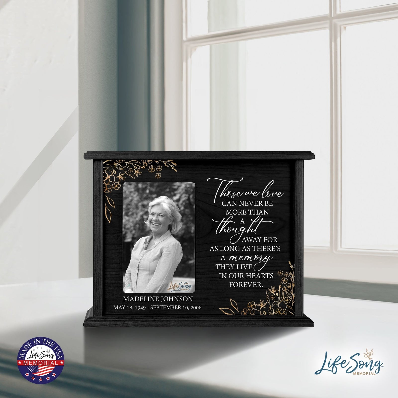 Personalized Wooden urns for human ashes