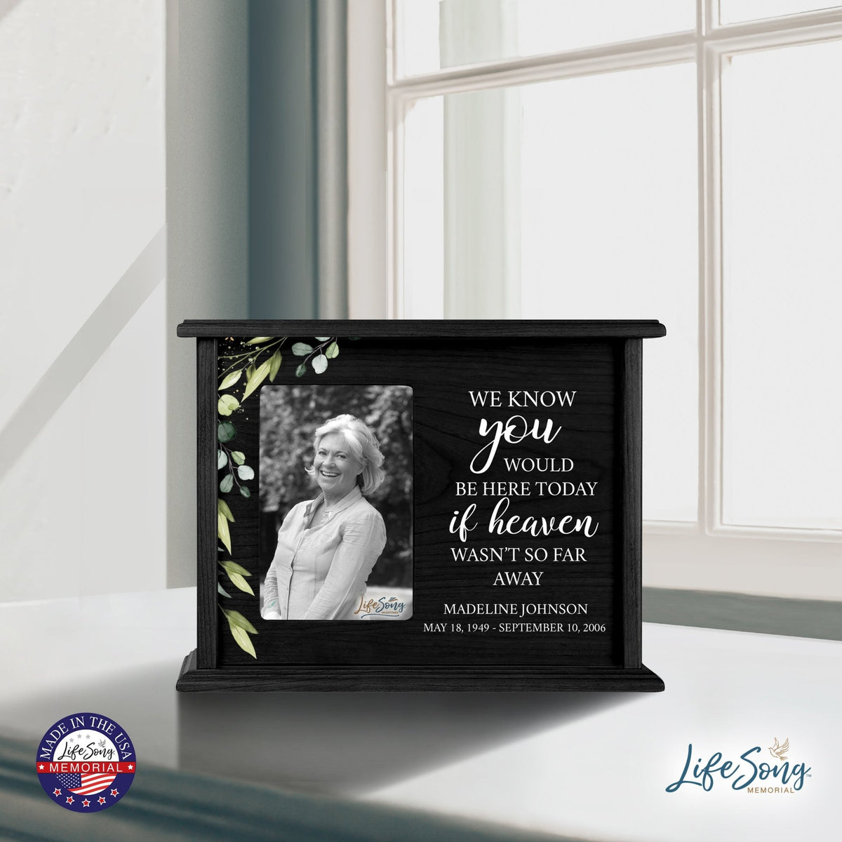 Personalized Wooden urns for human ashes