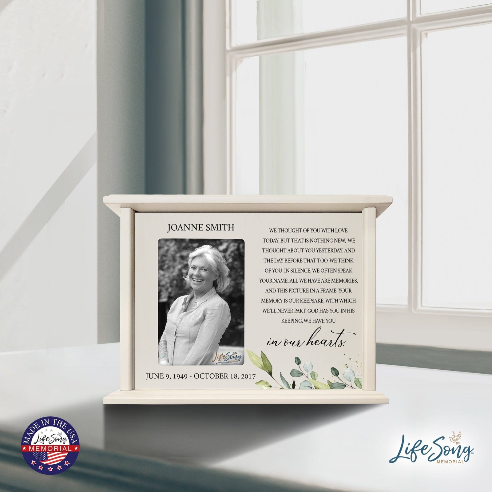 Personalized Wooden urns for human ashes