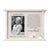 Personalized Memorial Cherry Wood 12 x 4.5 x 9 Cremation Urn Box with Picture Frame holds 200 cu in of Human Ashes and 4x6 Photo - We Thought Of You (Ivory) - LifeSong Milestones