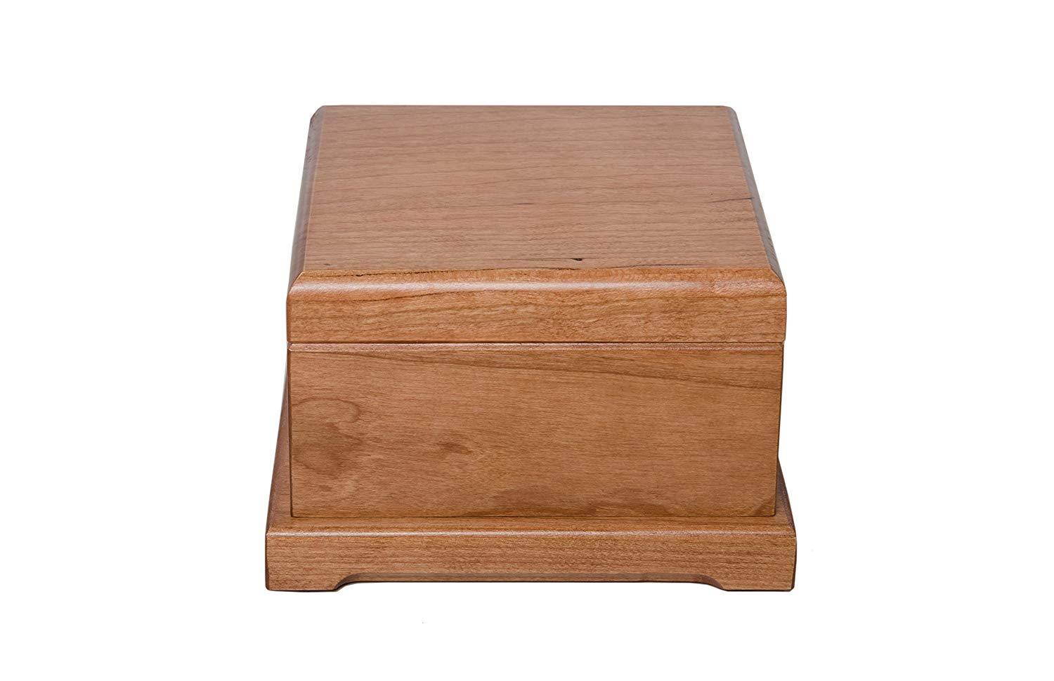 Personalized Memorial Cremation Urn 5.5x5.5x3.5 I Carried You (Butterflies) - LifeSong Milestones