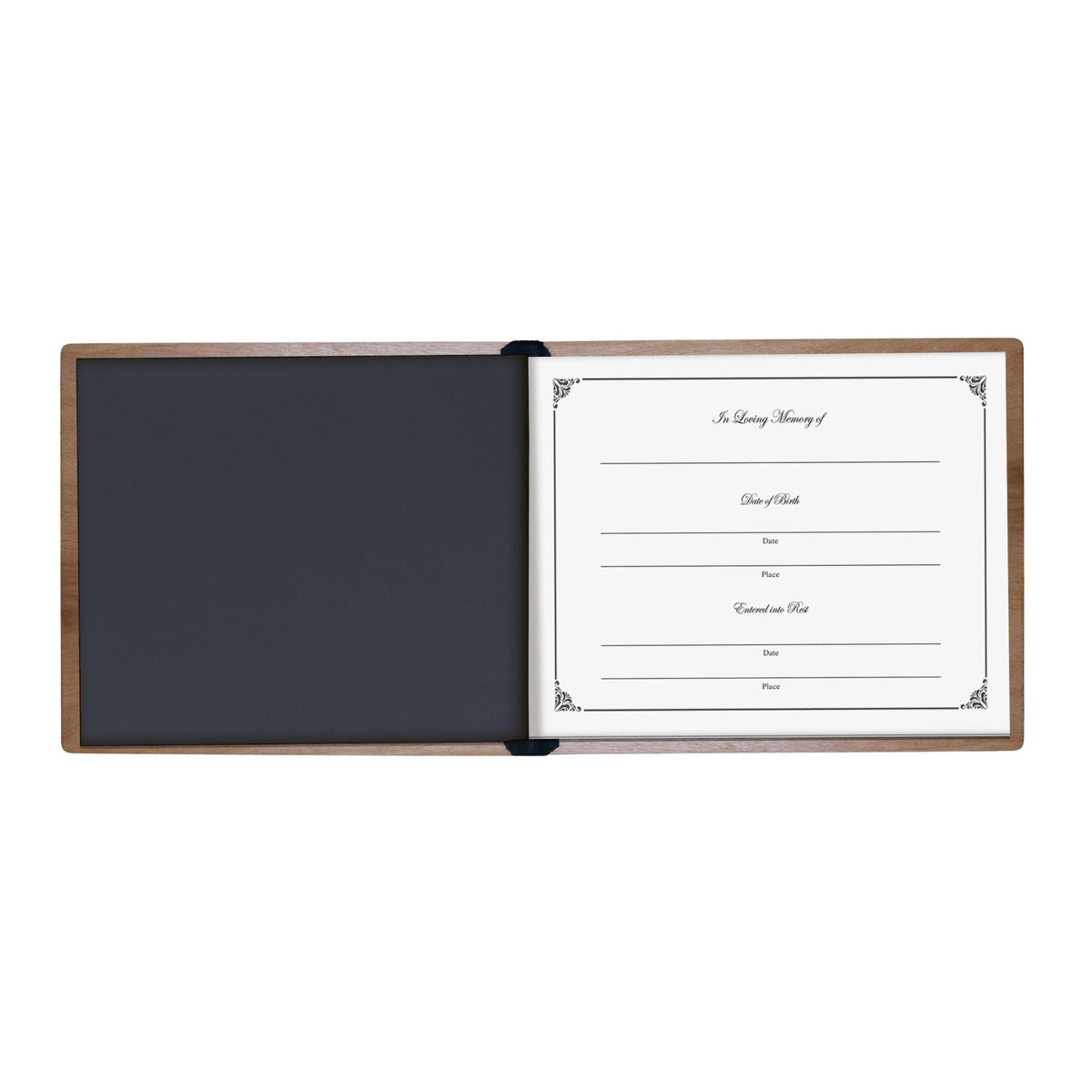 Personalized Memorial Guest Book - Once I Held You - LifeSong Milestones