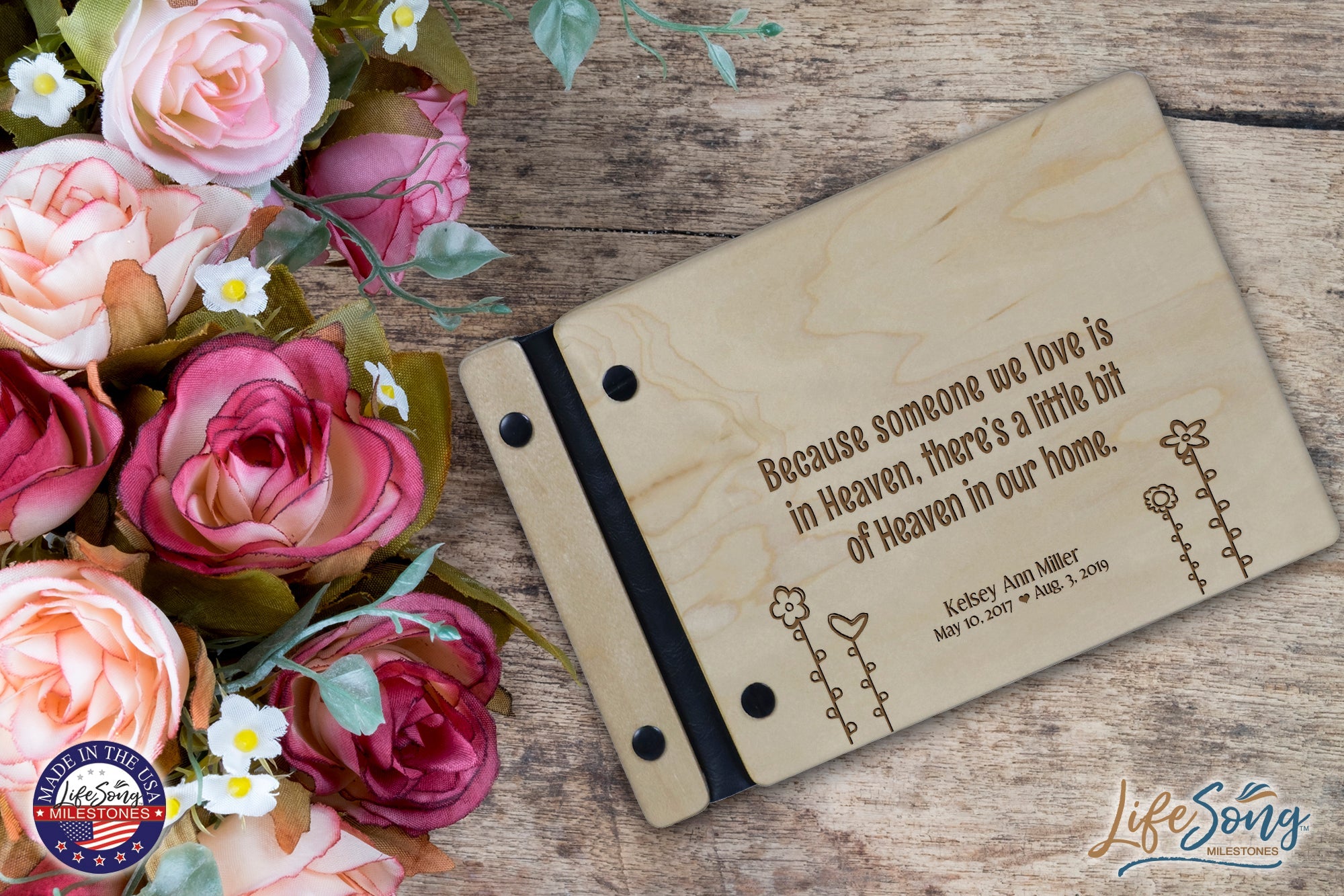 Personalized Memorial Guest Book - Someone We Love - LifeSong Milestones