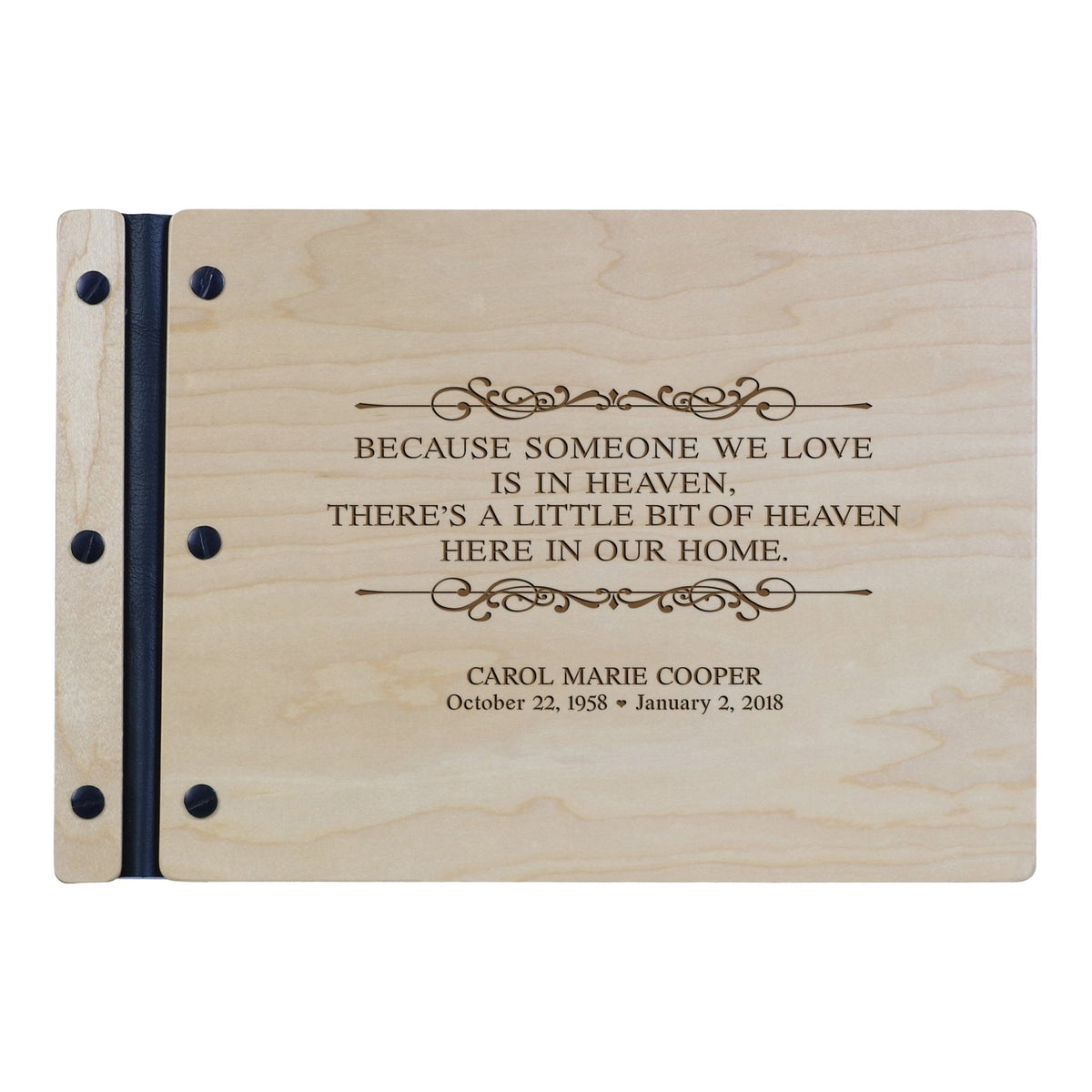 Personalized Memorial Guest Book - Someone We Love - LifeSong Milestones