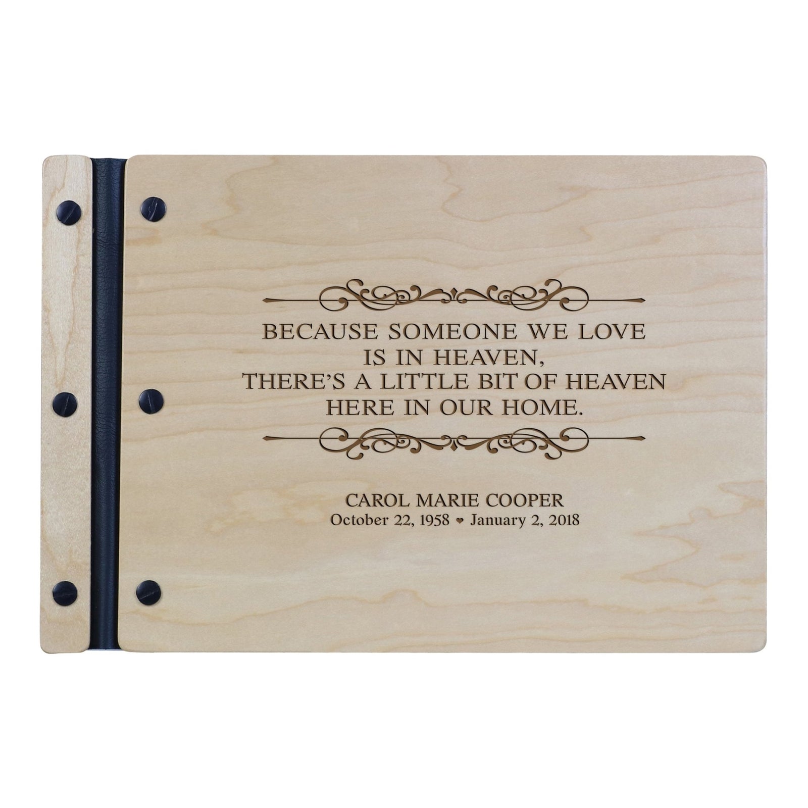 Personalized Memorial Guest Book - Someone We Love - LifeSong Milestones